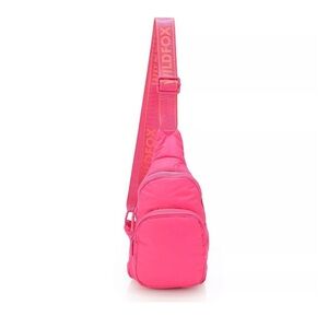 Wildfox Neon Pink Sling Crossbody Bag